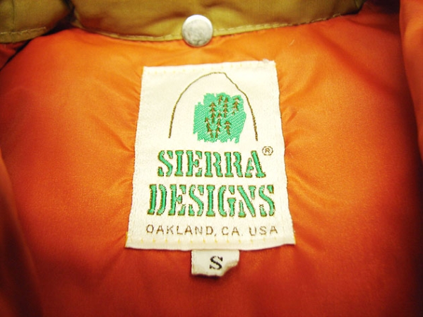 SIERRA DESIGNS down jacket S Sierra Design 