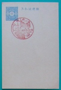 官白　記念風景印 海と空の博覧会 横須賀 分銅はがき 昭和5年3月20日～_画像1