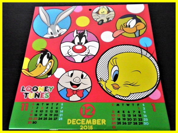  prompt decision! not for sale LOONEY TUNES Looney * Tunes calendar 2015