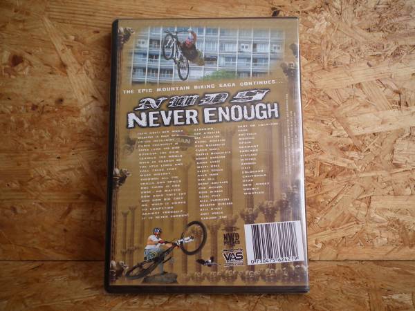 NEW WORLD DISORDER 9 [NEVER ENOUGH] DVD MTB mountain bike Trail free lai DIN gPaul Basagoitia