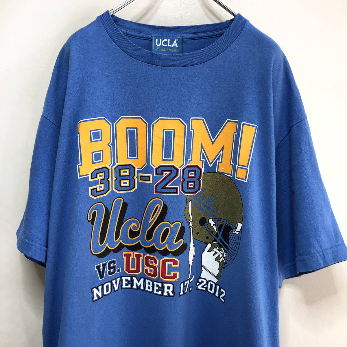 USA製 カレッジ Tシャツ UCLA ブルーインズ カリフォルニア大学ロサンゼルス校 メンズXL フットボール BA1036_画像3