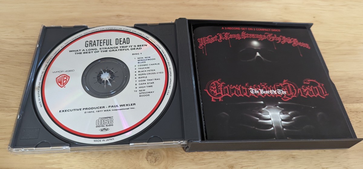 ベスト・オブ・グレイトフル・デッド　2枚組ベストCD GRATEFUL DEAD
