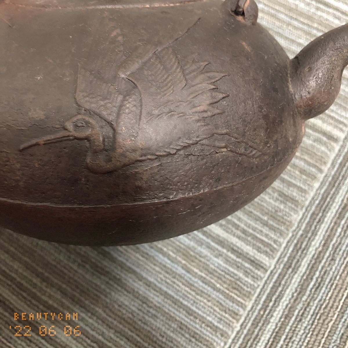 時代鉄瓶 鶴絵 南部鉄瓶 正?堂 detalles del artículo | Yahoo