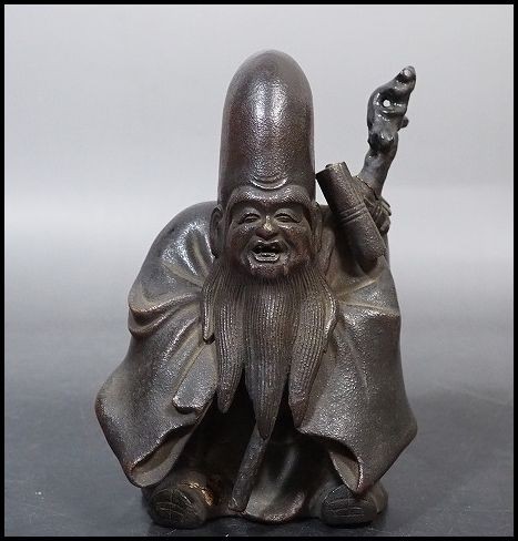 古い備前焼 寿老人像 詳細不明 骨董品 古玩 503 product details