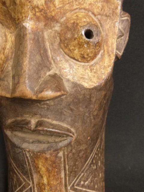 choke mask / Africa / antique / mask / tree carving / sculpture / tree carving goods / mask / race / hand made / next day shipping 