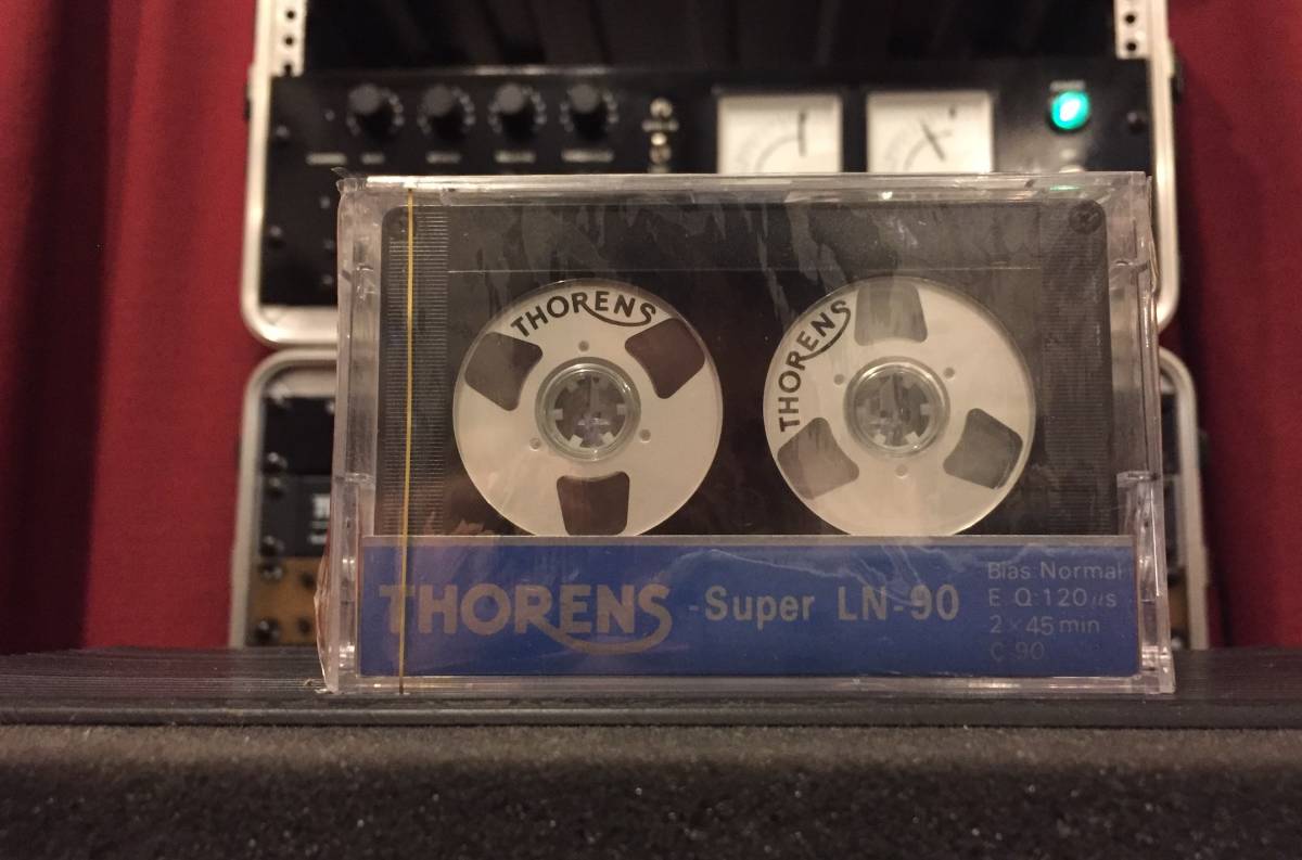  THORENS トーレンス Super LN-90 ×3本 ( 新品暗所保管 )　オープンリール風カセットテープ　A80 studer REVOX 456 テープメディア ampex_画像3