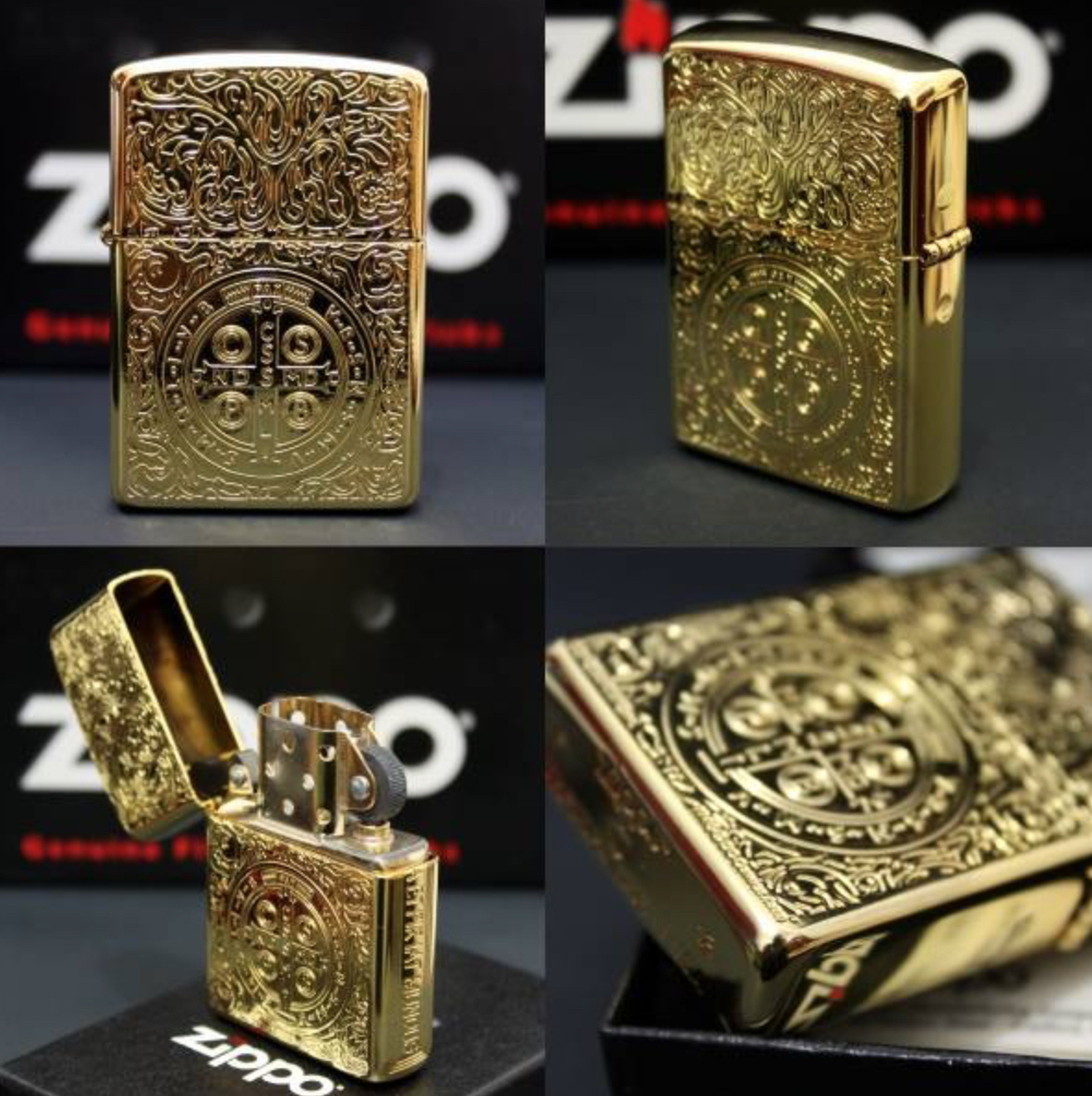 【10％OFF】 Plated ギガレア！Premium 24K Lighter Zippo Constantine Gold その他
