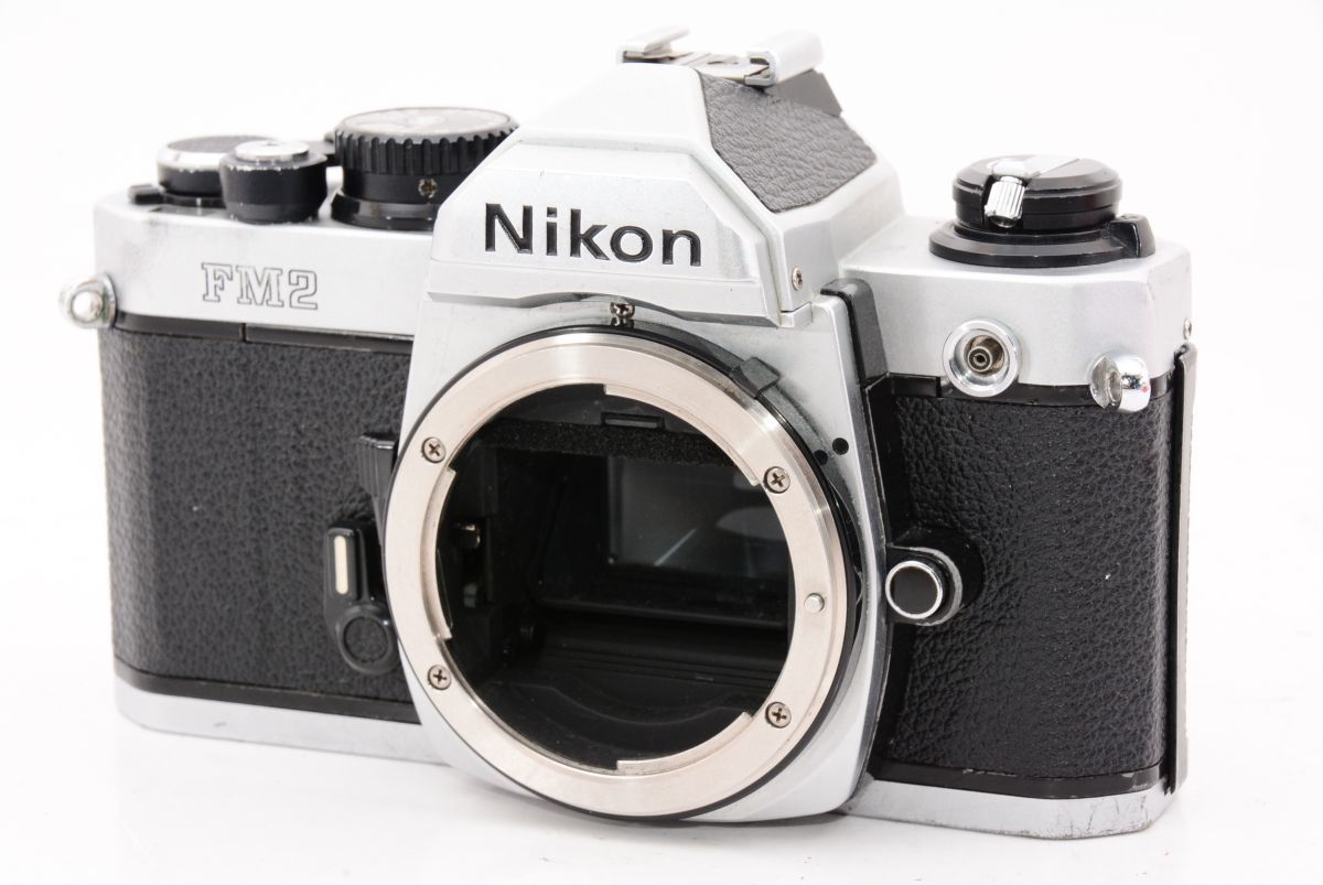訳あり】Nikon ニコン New FM2 シルバー ボディ フィルムカメラ #a8975