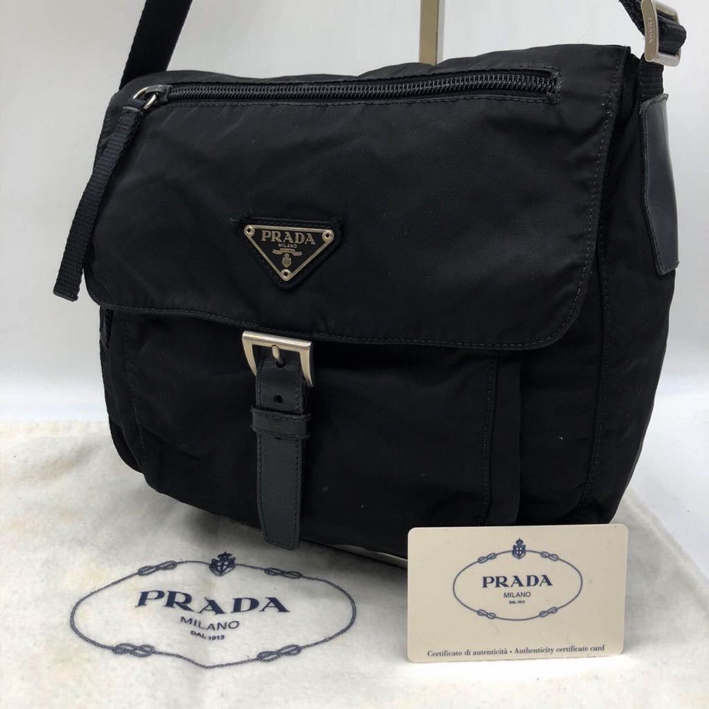 ○極美品 ○廃盤○人気モデル PRADA プラダ ショルダーバッグ メンズ