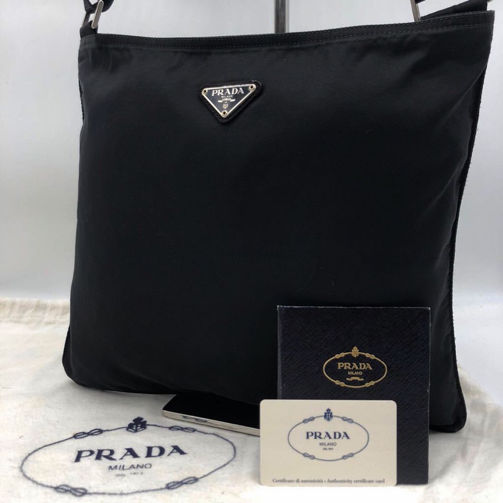 ○極美品 ○廃盤 PRADA プラダ ショルダーバッグ サコッシュ テスート