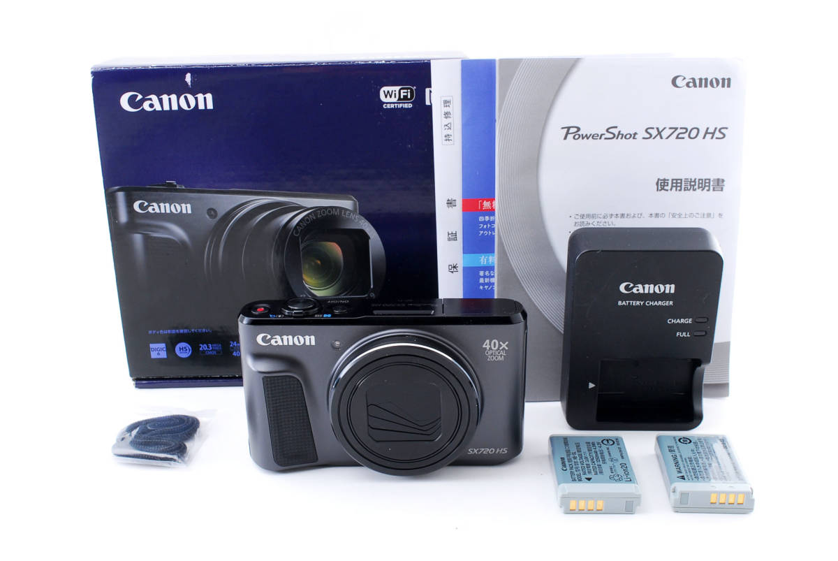 トラスト Canon デジタルカメラ PowerShot SX720 HS ブラック 光学40倍ズーム PSSX720HSBK
