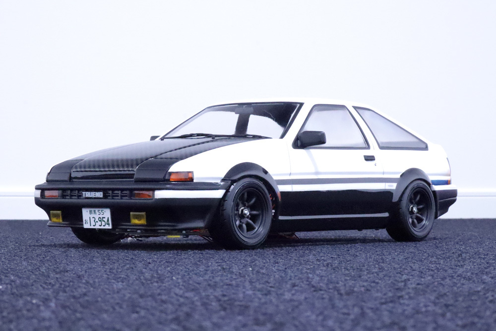 1/10 パンドラ トヨタ AE86 トレノ 3ドア 前期 塗装済 訳あり 1/10 パンドラ トヨタ AE86 トレノ 3ドア 前期 塗装済 訳あり