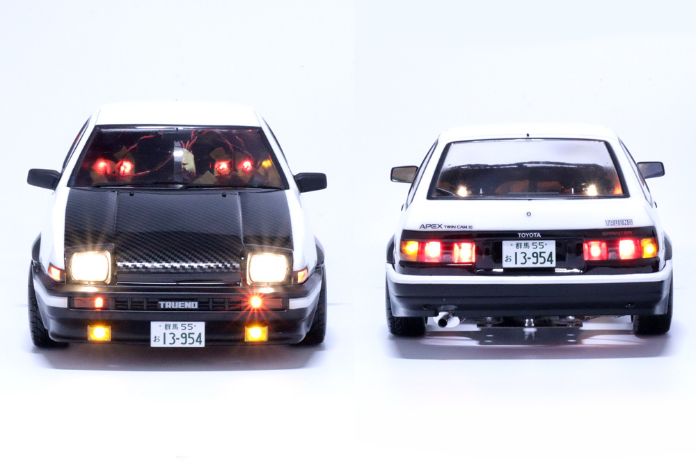 1/10 パンドラ トヨタ AE86 トレノ 3ドア 前期 塗装済 訳あり 1/10 パンドラ トヨタ AE86 トレノ 3ドア 前期 塗装済 訳あり