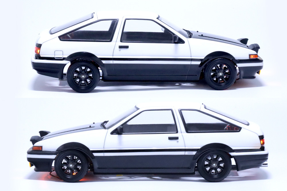 1/10 パンドラ トヨタ AE86 トレノ 3ドア 前期 塗装済 訳あり 1/10 パンドラ トヨタ AE86 トレノ 3ドア 前期 塗装済 訳あり