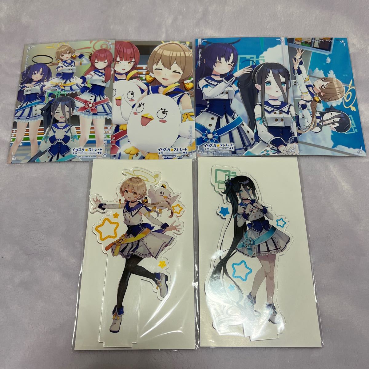 ブルーアーカイブ イタズラ☆ストレート アリス ヒフミ アクリルスタンド ブロマイド セット