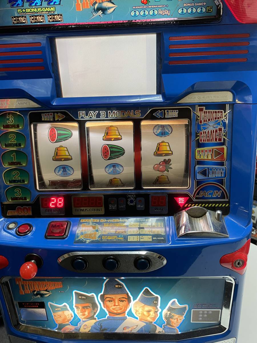 今季も再入荷 4号機 パチスロ実機 希少 藤商事 サンダーバードⅢ