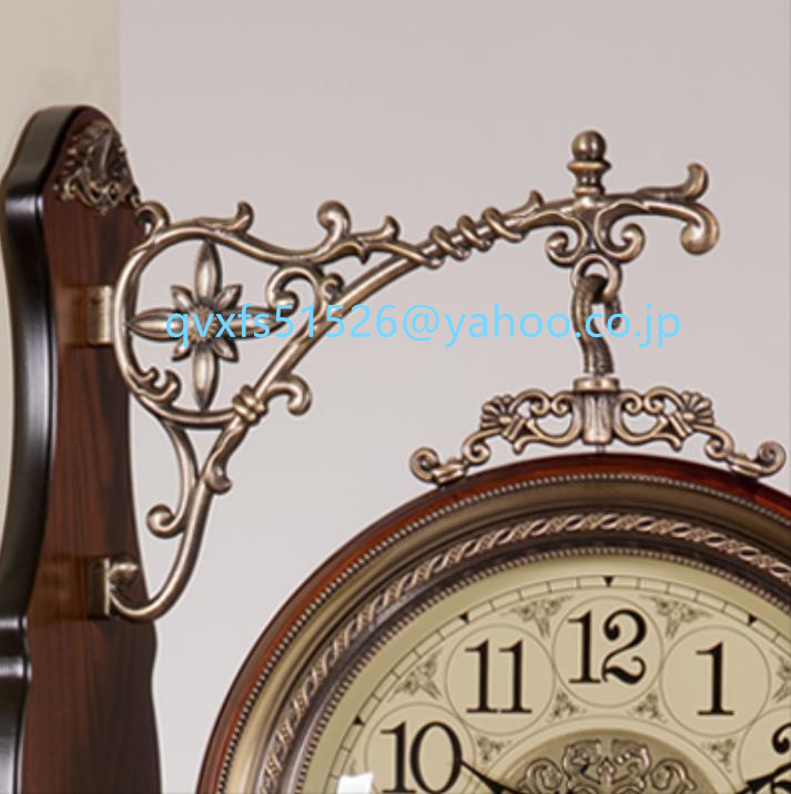 定番HOT】 ヤフオク! - 大人気 美品 ヨーロッパの両面時計 復古 デコレ