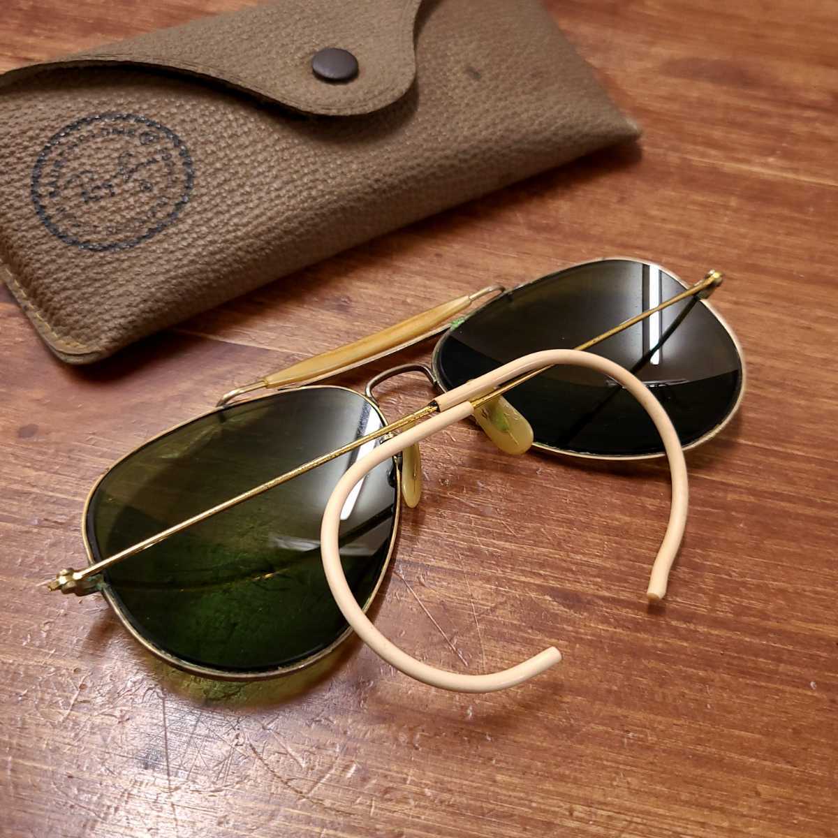 ヴィンテージ Ray-Ban レイバン B&L USA製 1/30 10K GO Outdoorsman アビエイター サングラス ティアドロップ型 アビエーター_画像7