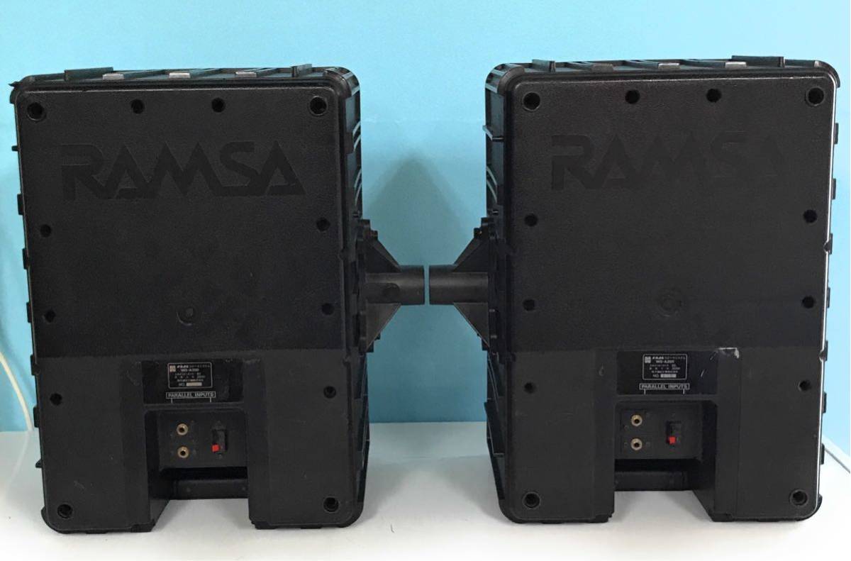 RAMSA WS-A200 スピーカー ペア + スピーカースタンド WN-200付 RAMSA WS-A200 スピーカー ペア + スピーカースタンド WN-200付