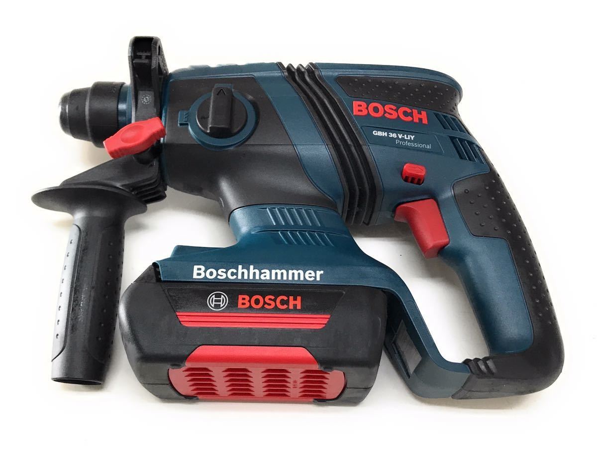 展示使用/現場未使用 BOSCH ボッシュ 36Vバッテリー ハンマードリル GBH36V-LIY ②_画像4