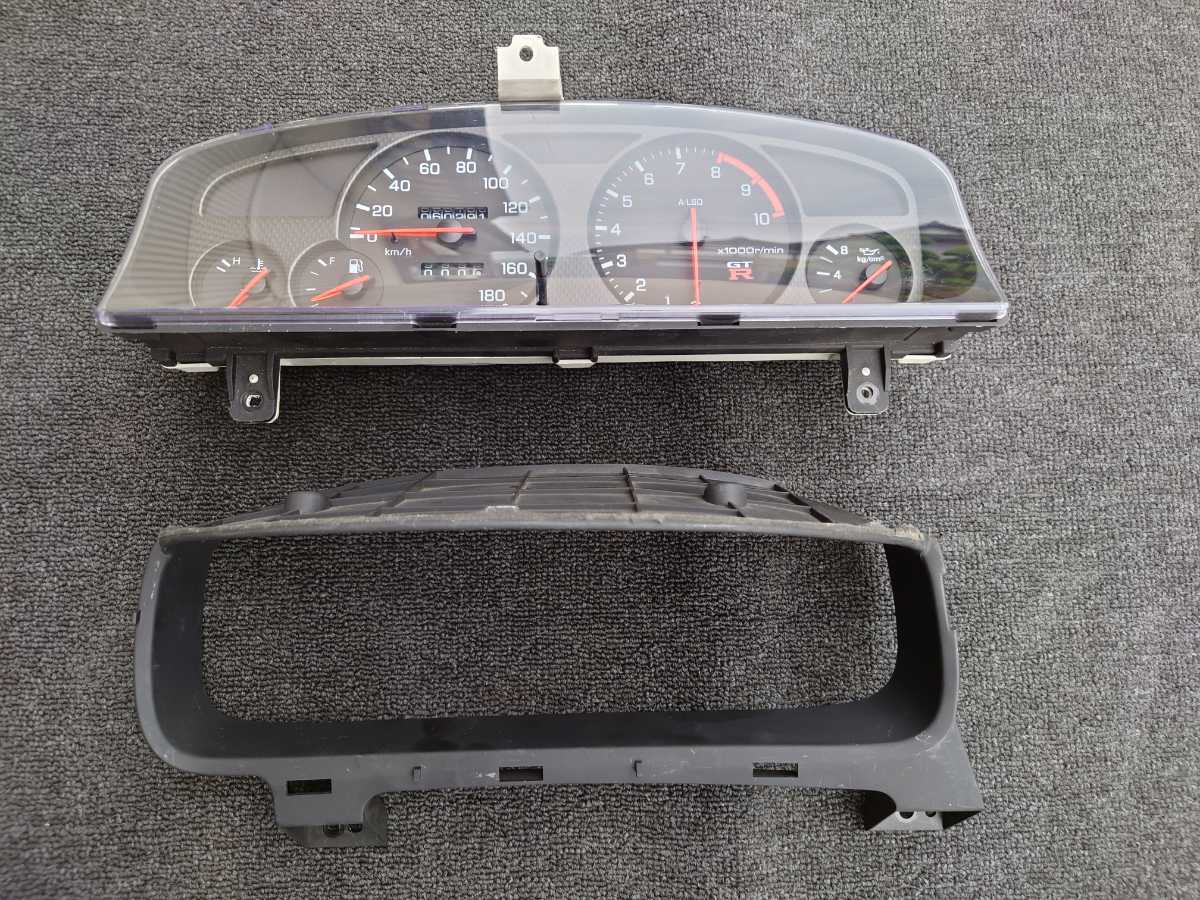 BCNR33 スカイライン GT-R 純正 メーター Vスペック メーターフード