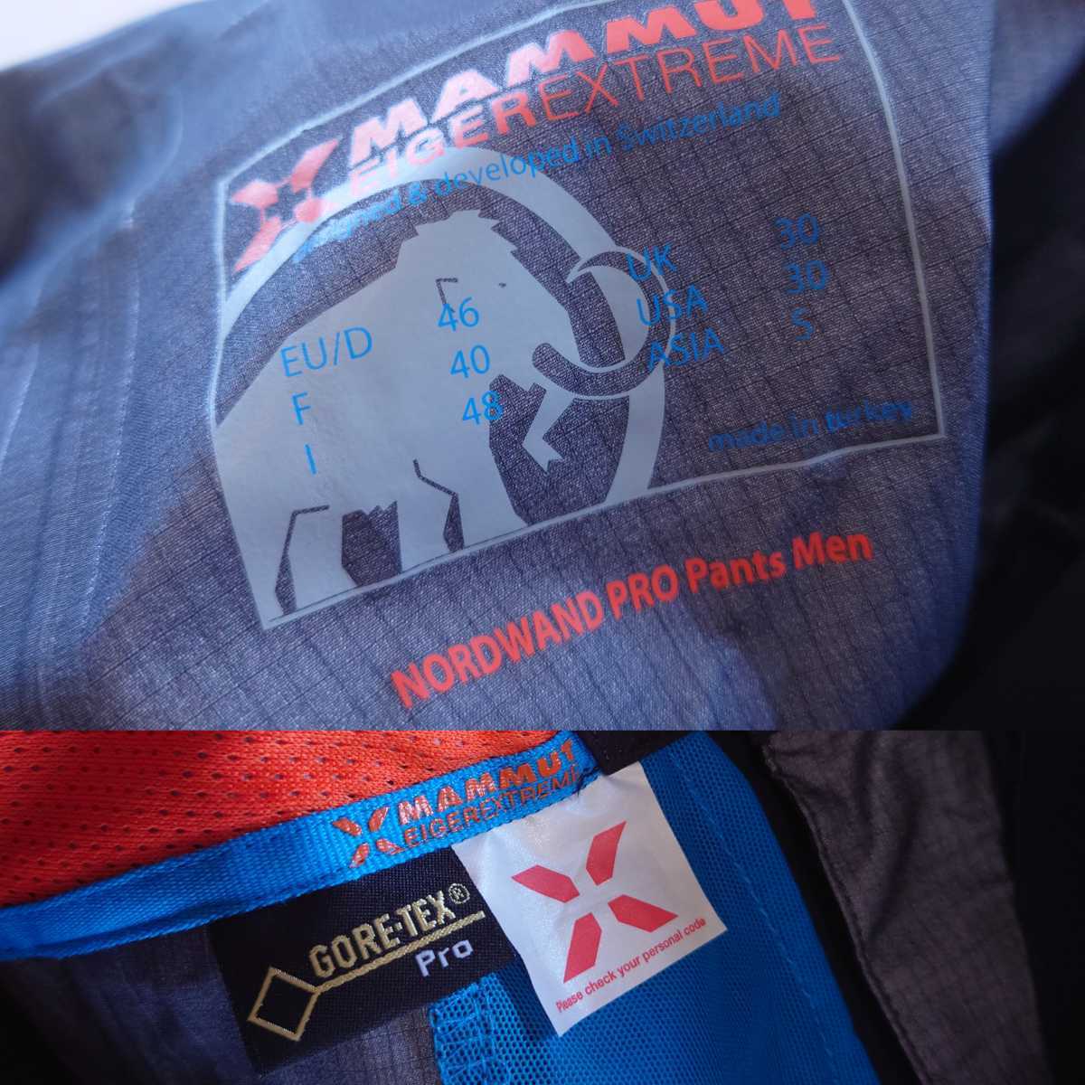 Mammut eiger extreme ビブパンツ マムート NORDWAND PRO PANTS MEN