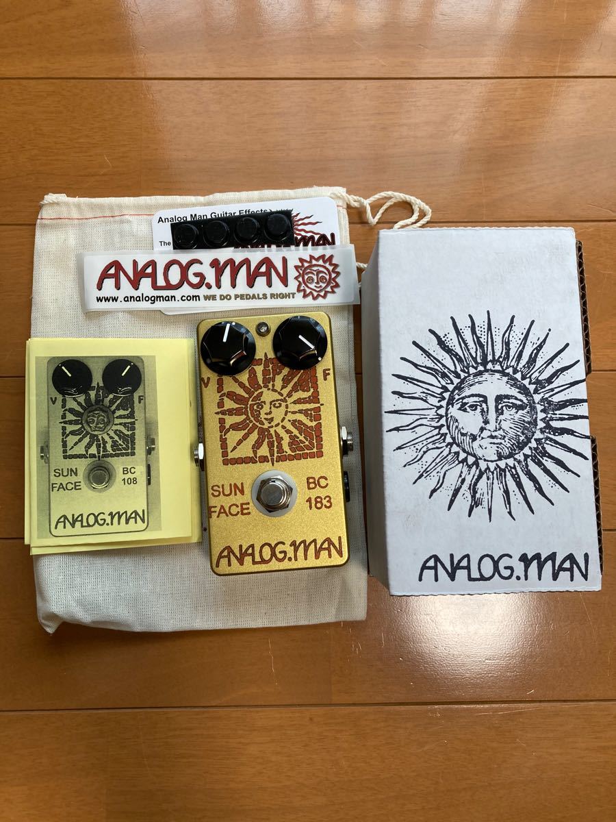 新品 Analogman Sunface Fuzz BC183