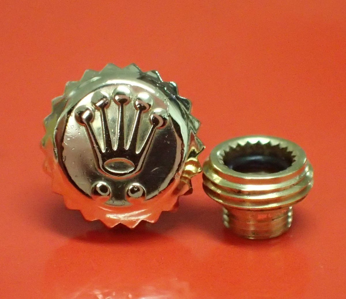 ROLEX ロレックス 純正 604-8 金リューズ 金チューブ 6mm