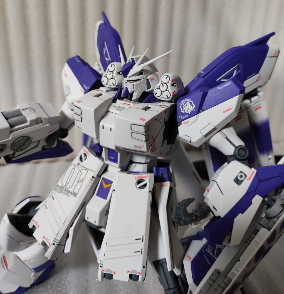 HWS拡張キット付☆MG 1/100 Hi-νガンダム Ver.Ka☆艶消し HWS拡張キット付☆MG 1/100 Hi-νガンダム Ver.Ka☆艶消し