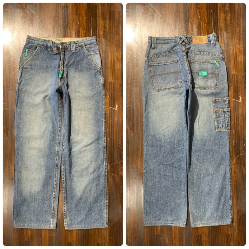  мужской брюки LRGe искусственная приманка ruji- Denim джинсы распорка pe Inter обработка Street FD865 / W30 единый по всей стране стоимость доставки 520 иен 