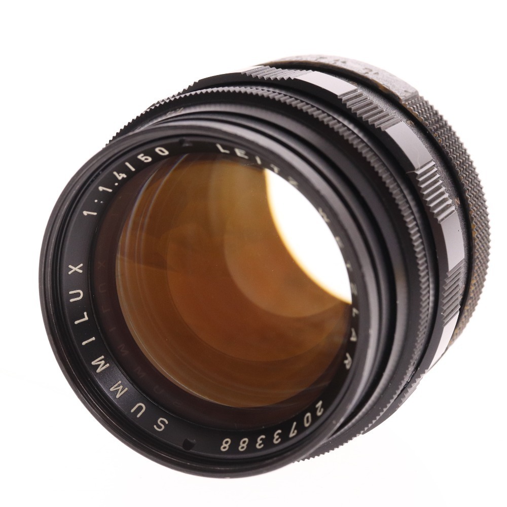 ■ Leica ライカ カメラレンズ LEITZ WETZLAR SUMMILUX 1:1.4/50 ズミルックス レンズキャップ付き 中古_画像1