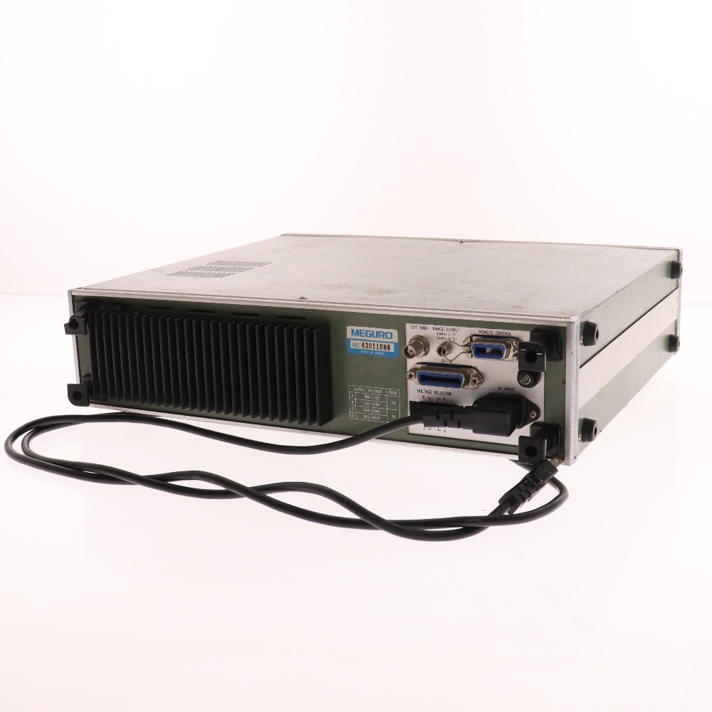 ☆ MEGURO 目黒電波 標準信号発生器 FM-AM STANDARD SIGNAL ☆ MEGURO 目黒電波 標準信号発生器 FM-AM STANDARD SIGNAL
