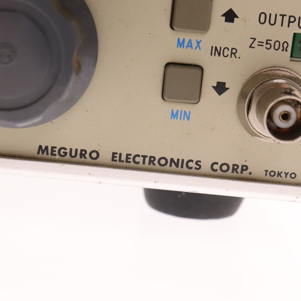 ☆ MEGURO 目黒電波 標準信号発生器 FM-AM STANDARD SIGNAL ☆ MEGURO 目黒電波 標準信号発生器 FM-AM STANDARD SIGNAL