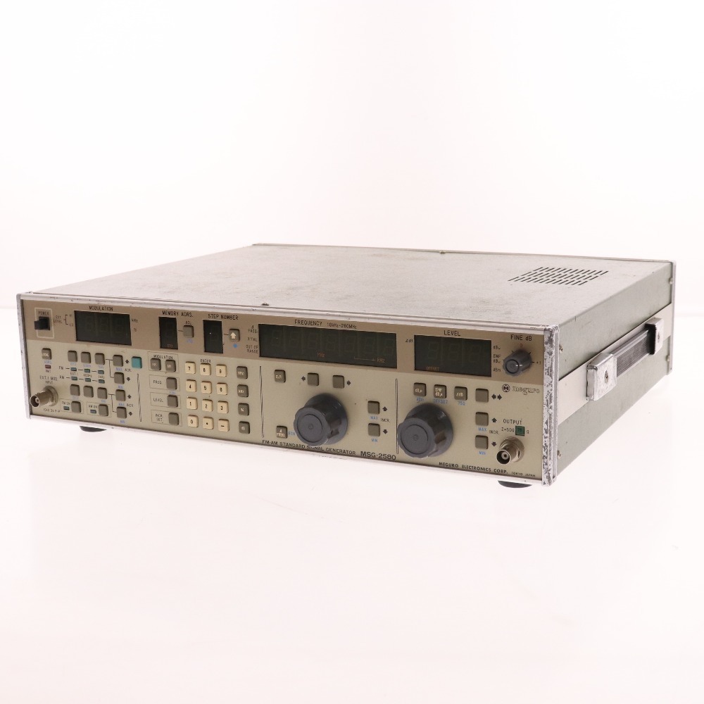 ☆ MEGURO 目黒電波 標準信号発生器 FM-AM STANDARD SIGNAL ☆ MEGURO 目黒電波 標準信号発生器 FM-AM STANDARD SIGNAL