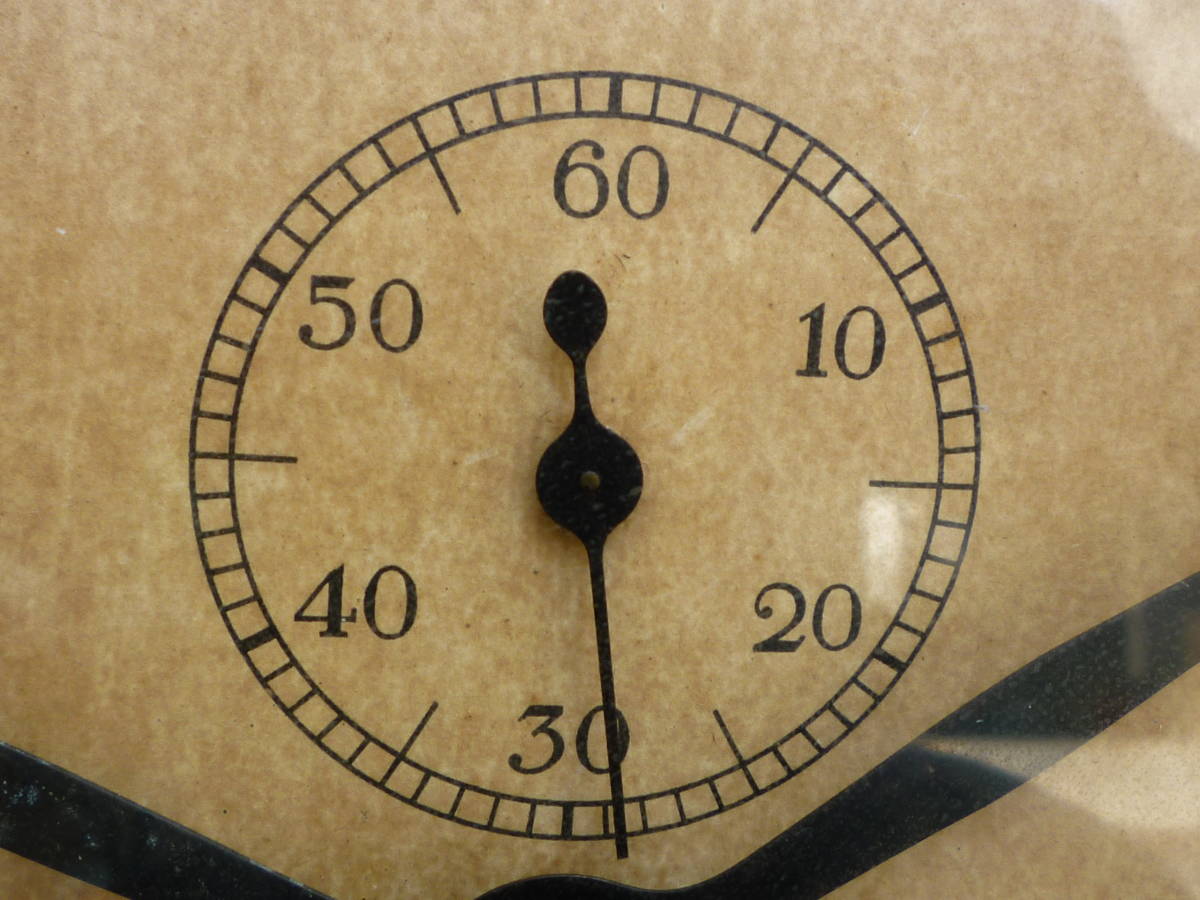 希少 直径約62cm　SEIKOSYA 精工舎 大型 秒針付き 丸型掛け時計 木枠 ゼンマイ式 振り子時計 柱時計 アンティーク 昭和レトロ 大正レトロ_画像9