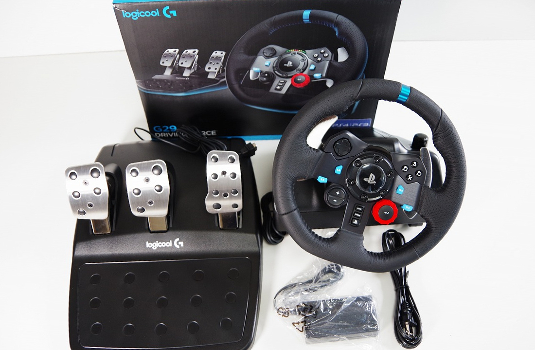 G29 ドライビングフォース LPRC-15000 ブラック 【PS4 PS3対応】ハンコン ハンドルコントローラー 自動車シミュレーター用  Logicool