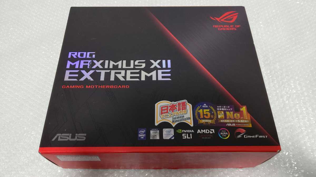 美品 ASUS ROG MAXIMUS XII EXTREME Z490 最新BIOS更新済み E-ATX