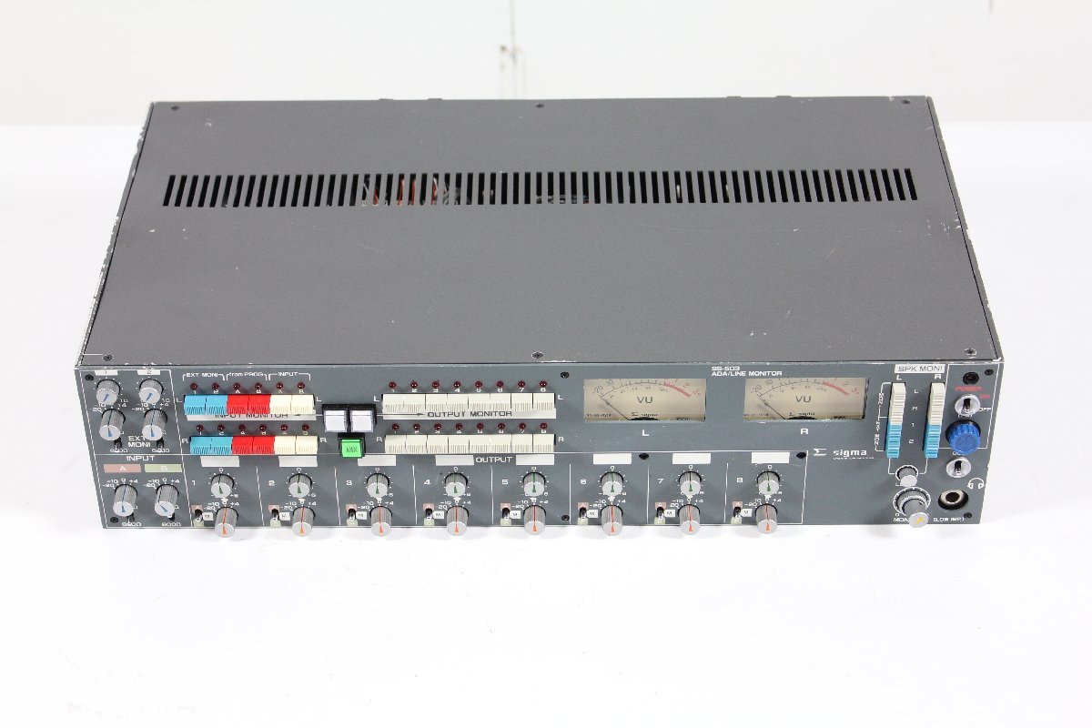 ○SIGMA SS-503 ADA LINE MONITOR オーディオディストリビューター VU