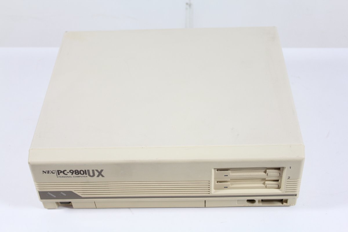 NEC PC-9801UX21 PC-9801U N5915 VP-150？ デスクトップ 旧型PC キーボード モニター プラズマディスプレイ セット 【現状品】_画像8