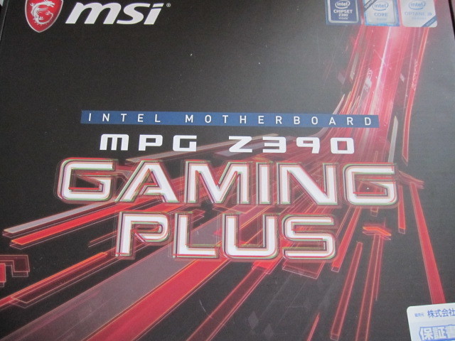 msi MPG Z390 GAMING PLUS Z390 LGA1151 DDR4 USB3.1 SATA6Gb/s ゲーミングマザーボード 