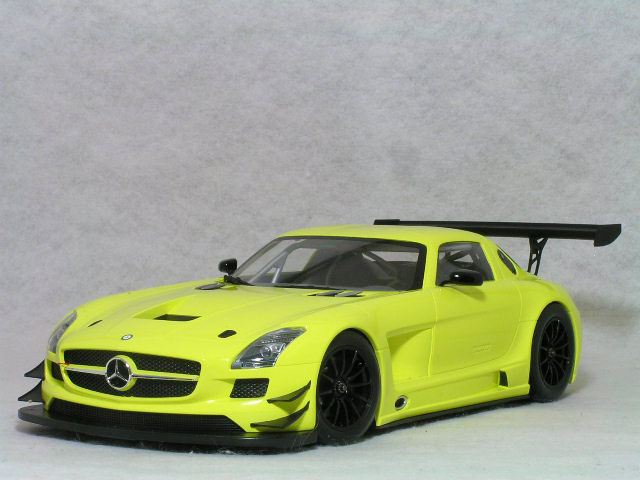 年間定番 1 18 メルセデス ベンツ 〓 SLS AMG GT3 イエロー Mercedes