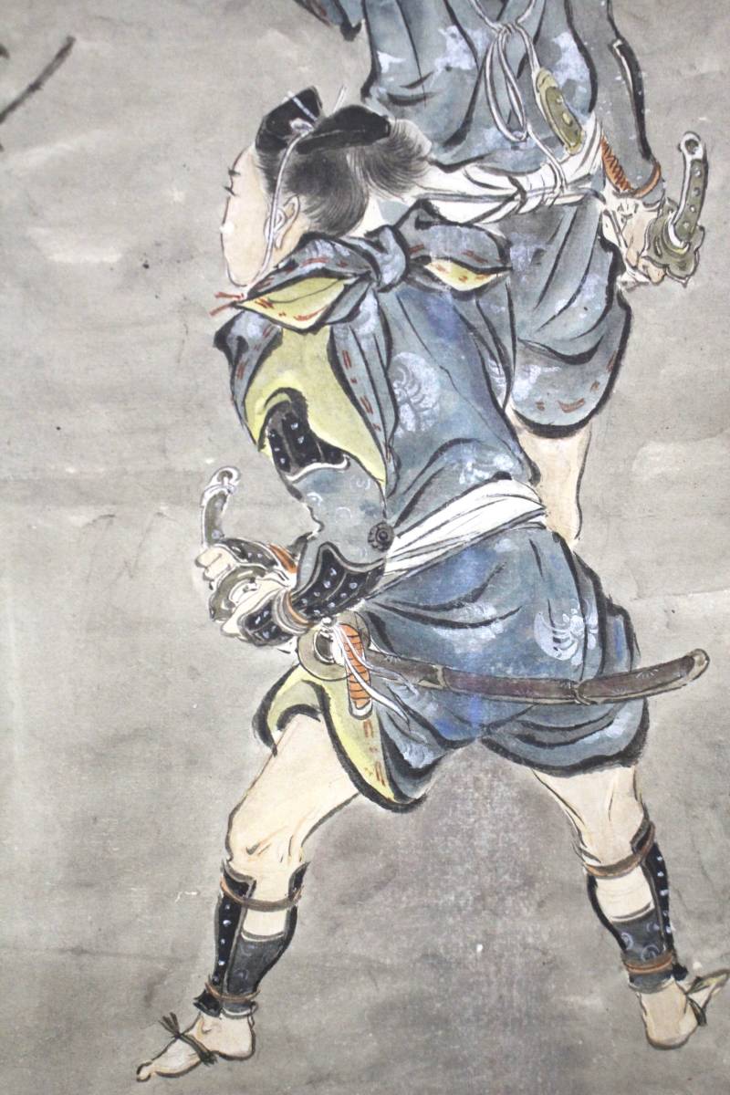 16170円特売モデル 限定特価即納可能 真筆 希少 伝・長谷川石峯 「曽我