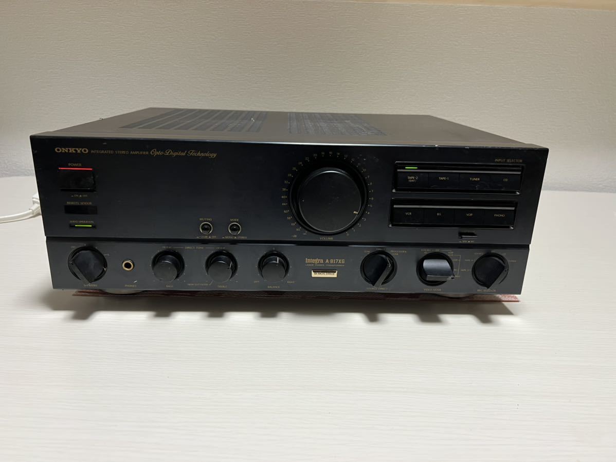 ONKYO オンキョー Integra A-817XG プリメインアンプ 通電済　_画像6