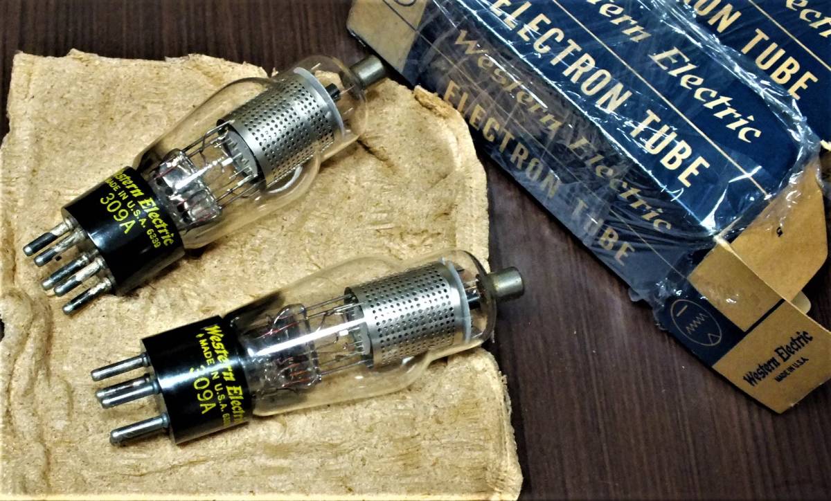 ☆ 人気の western Electric 超希少球 WE309A 2本一括 ☆ ☆ 人気の western Electric 超希少球 WE309A 2本一括 ☆