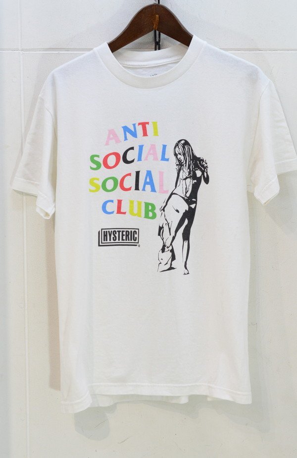 ■HYSTERIC GLAMOUR × ANTI SOCIAL SOCIAL CLUB Tシャツ■ヒステリックグラマー