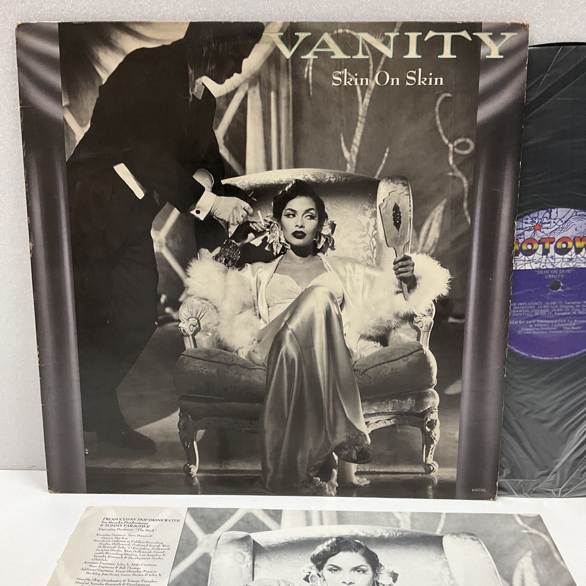 VANITY / SKIN ON SKIN / LP レコード / US / 1986 / MOTOWN / SOUL / BOOGIE /_画像1