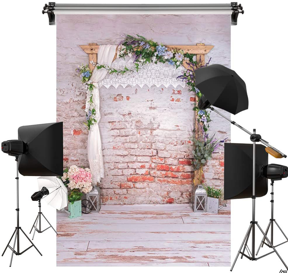 背景 春の写真 レンガ壁 カスタマイズされた花の壁 フォトシアター 写真スタジオ 結婚式 ホームデコレーション 撮影用 装飾用 