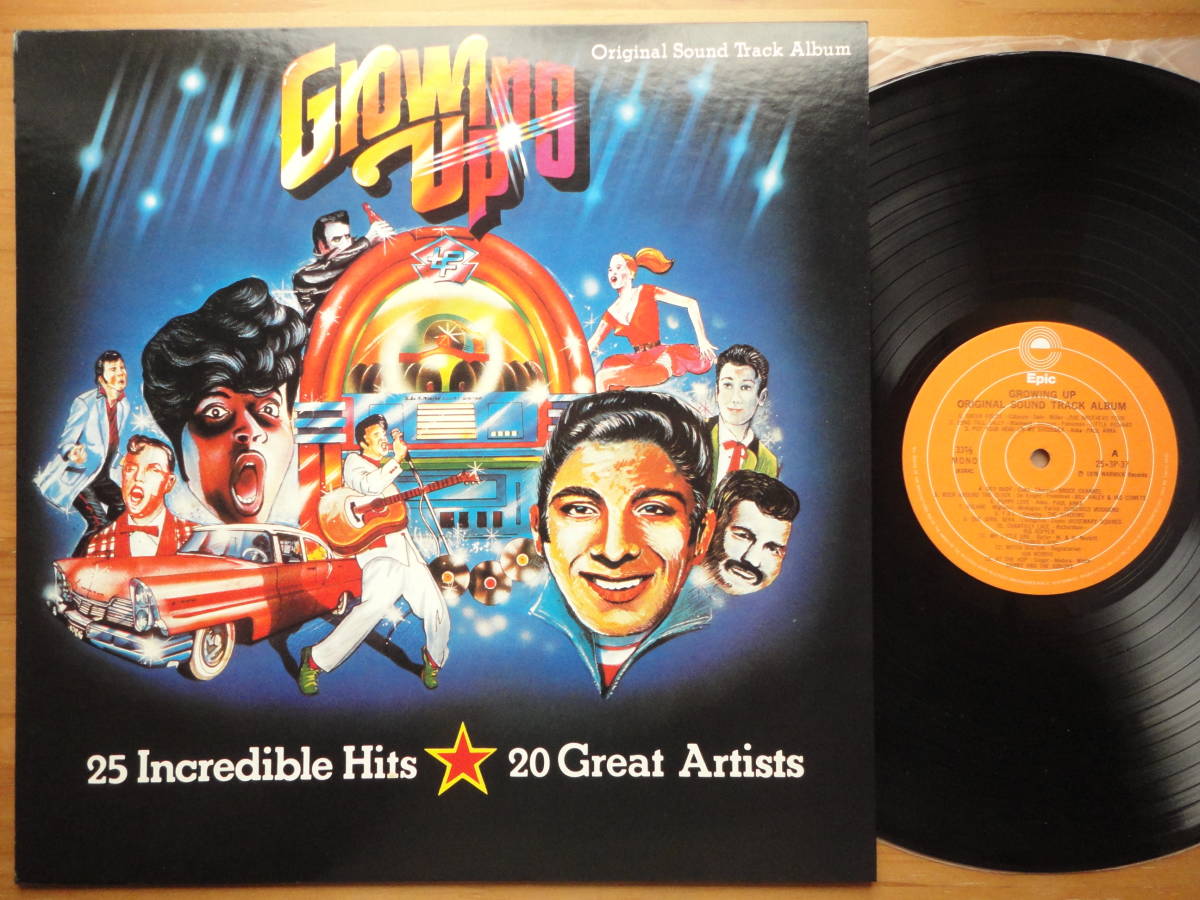 ●LP グリース GREASE オリビア・ニュートン・ジョン ジョン・トラボルタ + グローイング・アップ GROWING UP オリジナル・サントラ 2点SET_画像4