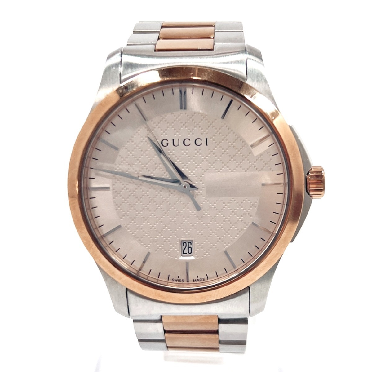 グッチ GUCCI 腕時計 126.4 Ｇタイムレス ステンレススチール/GP