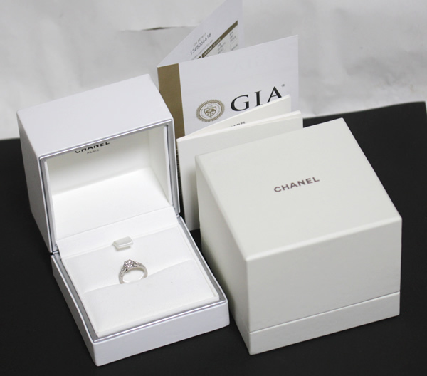  Chanel CHANEL здесь авария кольцо с бриллиантом size46 pt950*0.3ct VVS engage men to гарантия GIA коробка новый товар с отделкой 